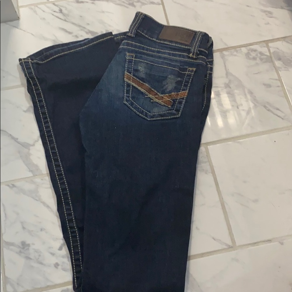 BKE dark wash bootcut Extra long